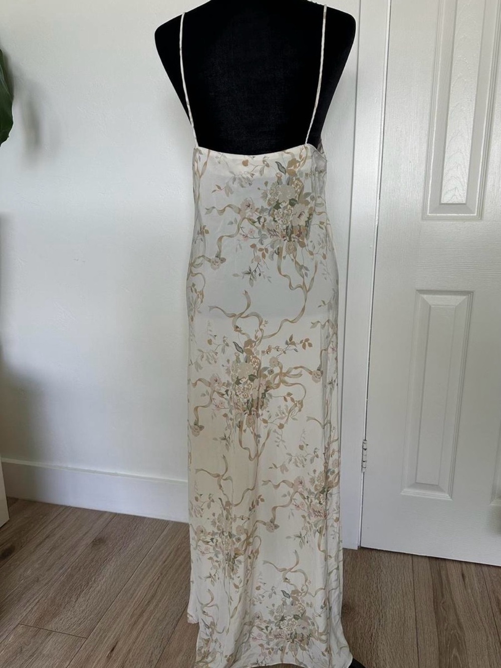 Vintage Calvin Klein Floral Slip Dress - Picture 6 of 8
